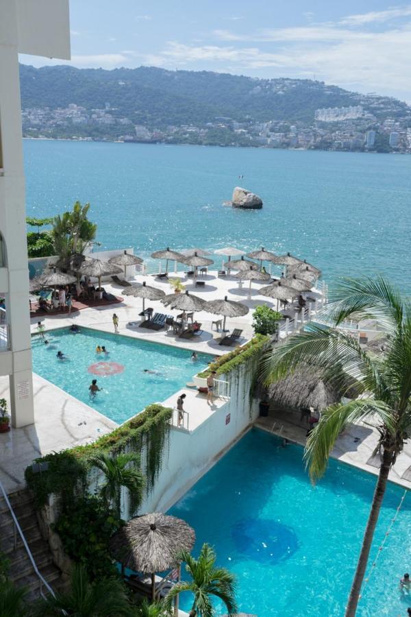 Suite Frente Al Mar En Torres Gemelas Акапулко Екстериор снимка