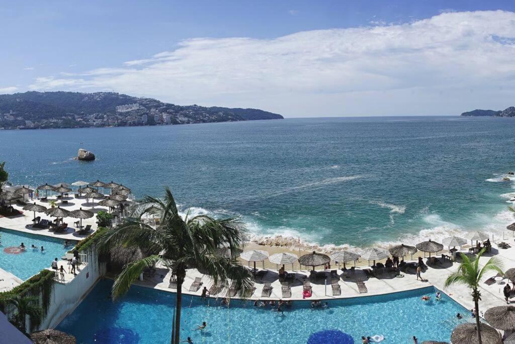 Suite Frente Al Mar En Torres Gemelas Акапулко Екстериор снимка